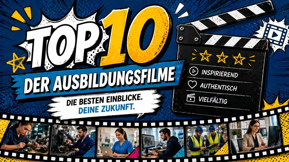 Top 10 der Ausbildungsfilme bei Azubot – Übersicht der besten Videos zur Berufsausbildung